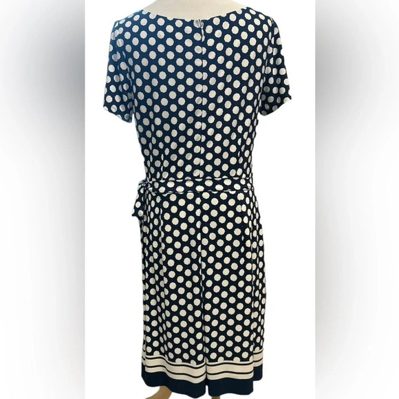 Eliza J octagon print faux wrap dress, size 12 - Picture 6 of 6